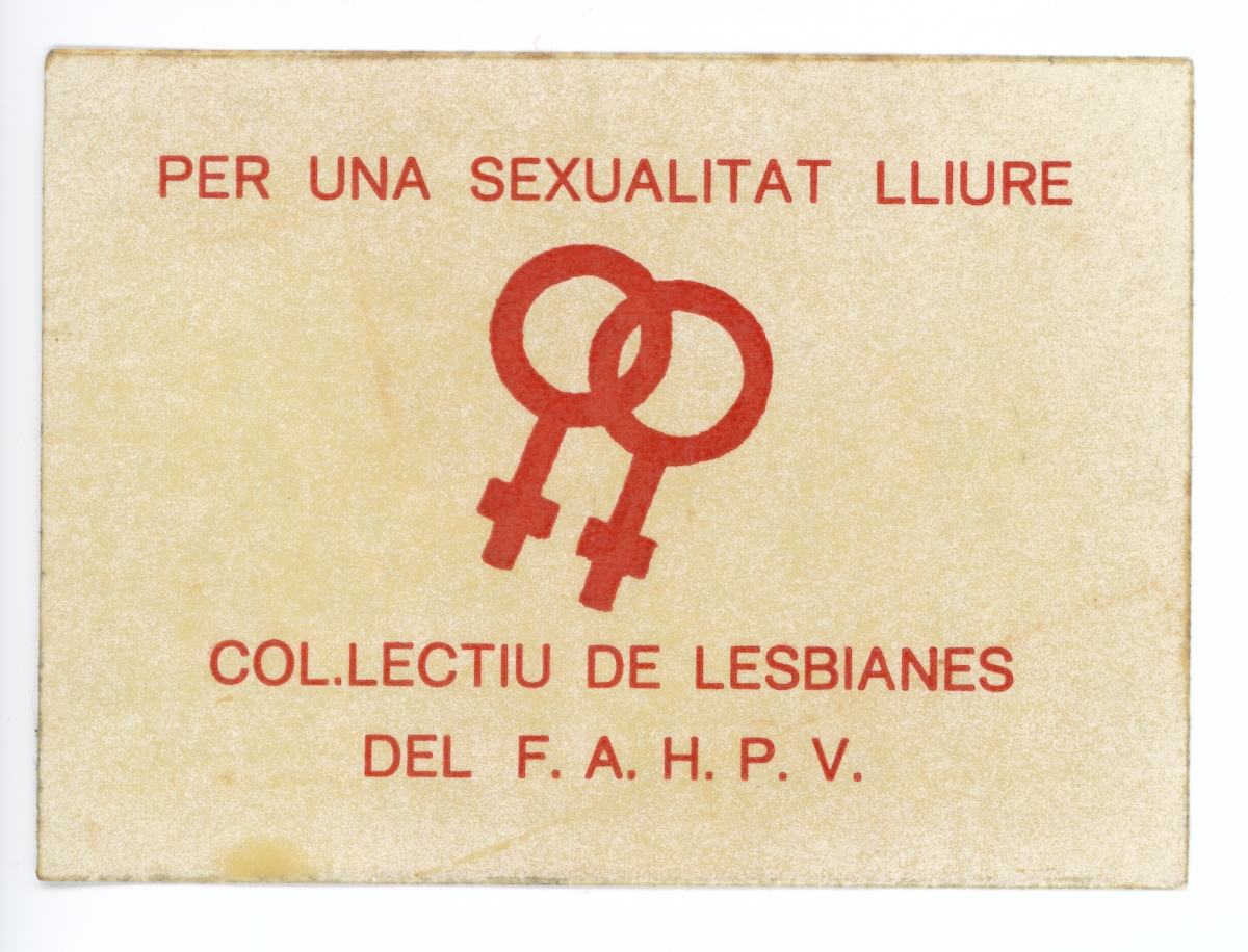 Per una sexualitat lliure - Fondo de Lambda Collectiu LGTB Armari de la Memòria Per una sexualitat lliure