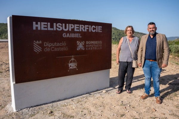 La Diputación de Castellón activa una nueva helisuperficie en Gaibiel para reforzar la atención de emergencias