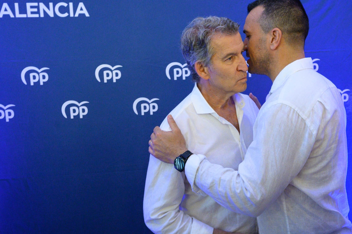 Imágenes del acto del PP en Sueca (Valencia)