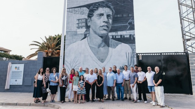 Ruta Arte Urbano Valencia CF:  El reconocimiento a la persona, Pepe, el homenaje a la leyenda, Claramunt