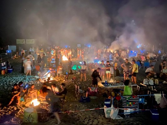 La noche de San Juan en El Campello: hogueras permitidas solo en las playas y control policial