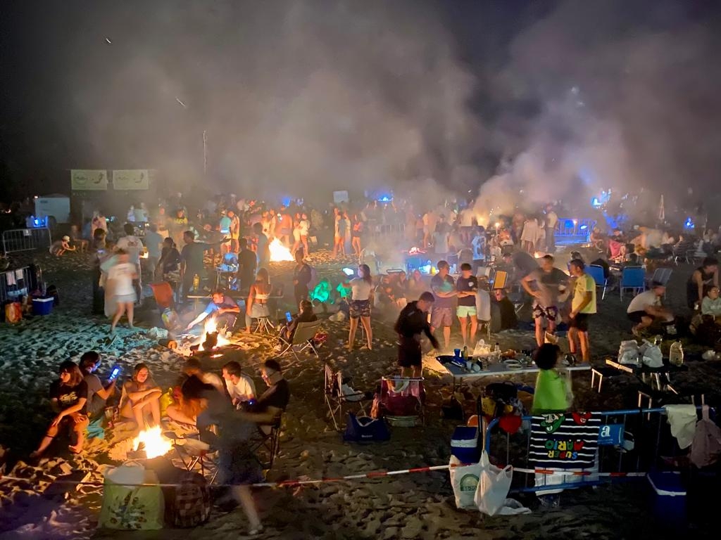 La noche de San Juan en El Campello: hogueras permitidas solo en las playas y control policial