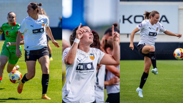 Claudia Ferrato, Marina Martí y Leyre Monente finalizan contrato con el Valencia CF
