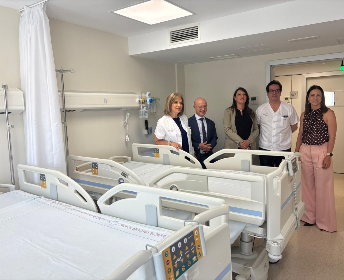 El Morales Meseguer de Murcia estrena una unidad de aislamiento y seguridad para patologías infecciosas de transmisión aérea