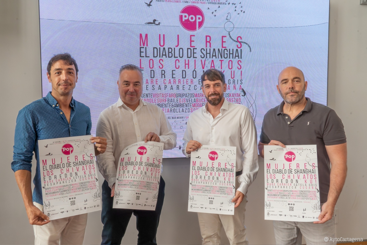Presentación del festival Cabo de Pop - Foto: AYTO. CARTAGENA Presentación del festival Cabo de Pop