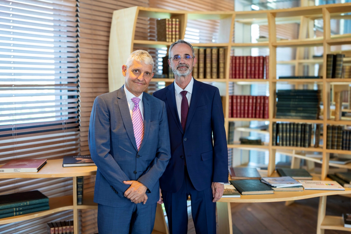 Olivier Gavalda y Manuel Yebra. - Foto: GRUPO CAJAMAR Olivier Gavalda y Manuel Yebra.