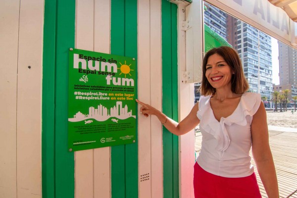 Las Playas Accesibles de Benidorm se transforman en 'espacios sin humo'