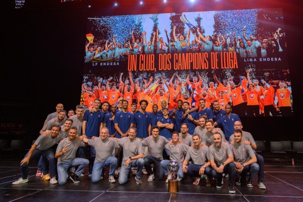 La celebración del título de liga de Valencia Basket, en imágenes