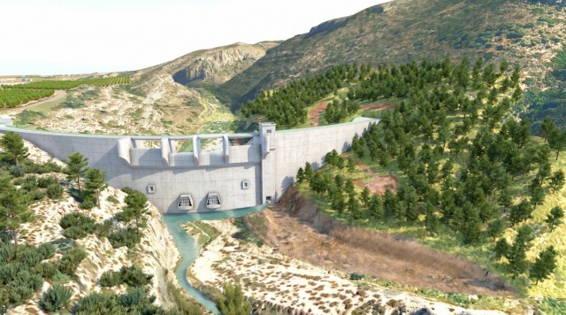 La futura presa de Montesa y Vallada permitirá laminar grandes avenidas de agua 