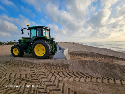 Sagunto inicia los trabajos para eliminar el escalón de las playas de Almardà, Corinto y Malvarrosa