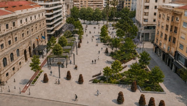 Una alternativa a la reforma de la Muntanyeta de Alicante: 13.000 m2 peatonales junto a Calvo Sotelo