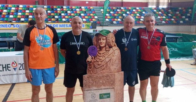 Fundación Eurocaja Rural colabora en el Torneo Solidario Tenis de Mesa para la Asociación de Parkinson de Elche