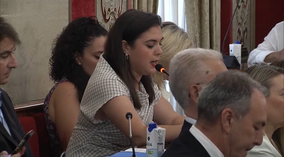 La edil de Hacienda, Patrimonio y Cultura, Nayma Beldjilali.