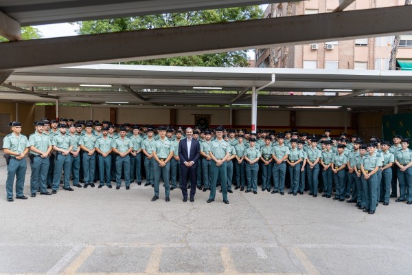La Guardia Civil refuerza su presencia femenina con 30 agentes en prácticas en la Región