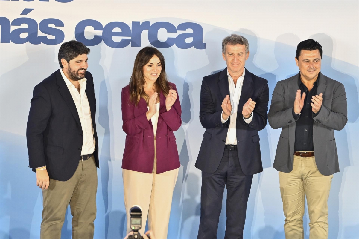 Feijóo confirma a Rebeca Pérez como candidata del PP a la Alcaldía de Murcia