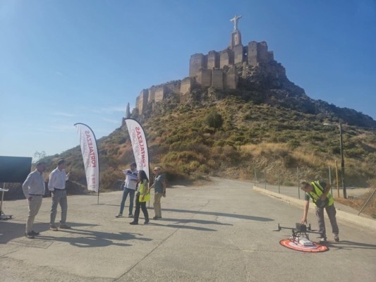 Un georradar 'escanea' el Castillo de Monteagudo y localiza cuatro nuevas zonas con restos arqueológicos