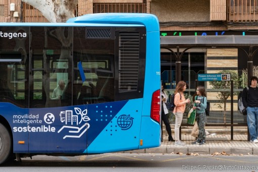 La huelga del transporte reducirá las frecuencias de los autobuses urbanos de Cartagena este miércoles y jueves