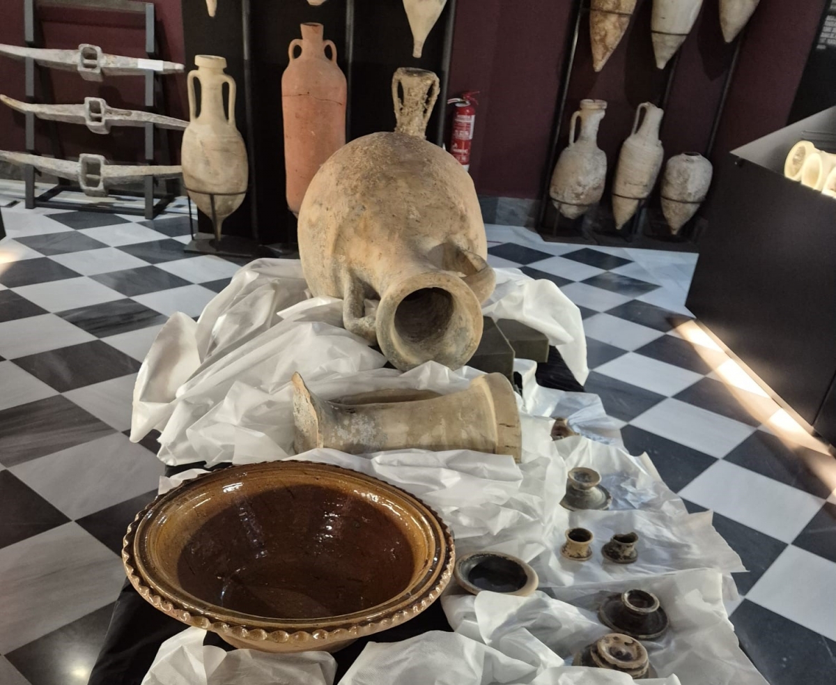 Piezas del ARQVA en el Museo Barón de Benifayó - Foto: AYTO. SAN PEDRO DEL PINATAR Piezas del ARQVA en el Museo Barón de Benifayó