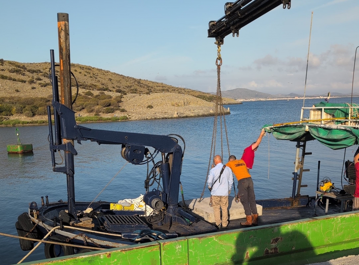 Activan el sistema para reservar el uso de los fondeaderos ecológicos en las islas del Mar Menor