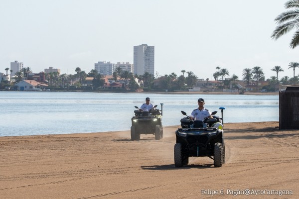 Cartagena blinda sus playas con una nueva patrulla fija en La Azohía