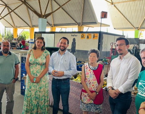 Castelló garantiza a los vendedores del Mercado del Lunes que las obras de Refeyme no afectarán a su actividad