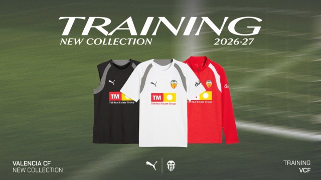 El Valencia CF presenta la nueva colección training, casual y fanwear