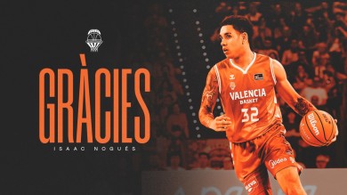 Valencia Basket confirma el acuerdo para rescindir el contrato con Isaac Nogués