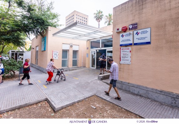 Gandia facilita un nou espai assistencial per a evitar les aglomeracions al Centre de Salut del Grau durant l'estiu