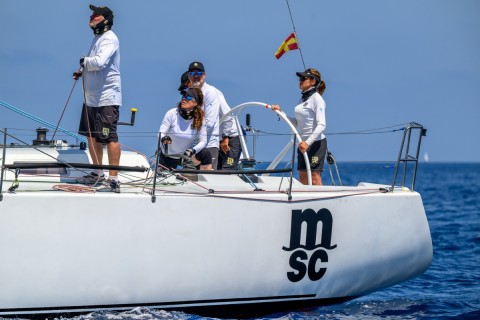 El MSC Sailing Team España mide fuerzas en el Trofeo SM La Reina de Valencia