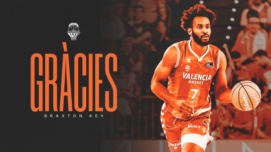 Braxton Key finaliza su etapa en Valencia Basket
