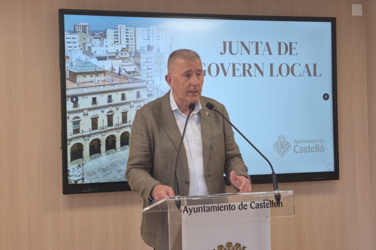 El portavoz del gobierno municipal de Castelló, Vicent Sales.