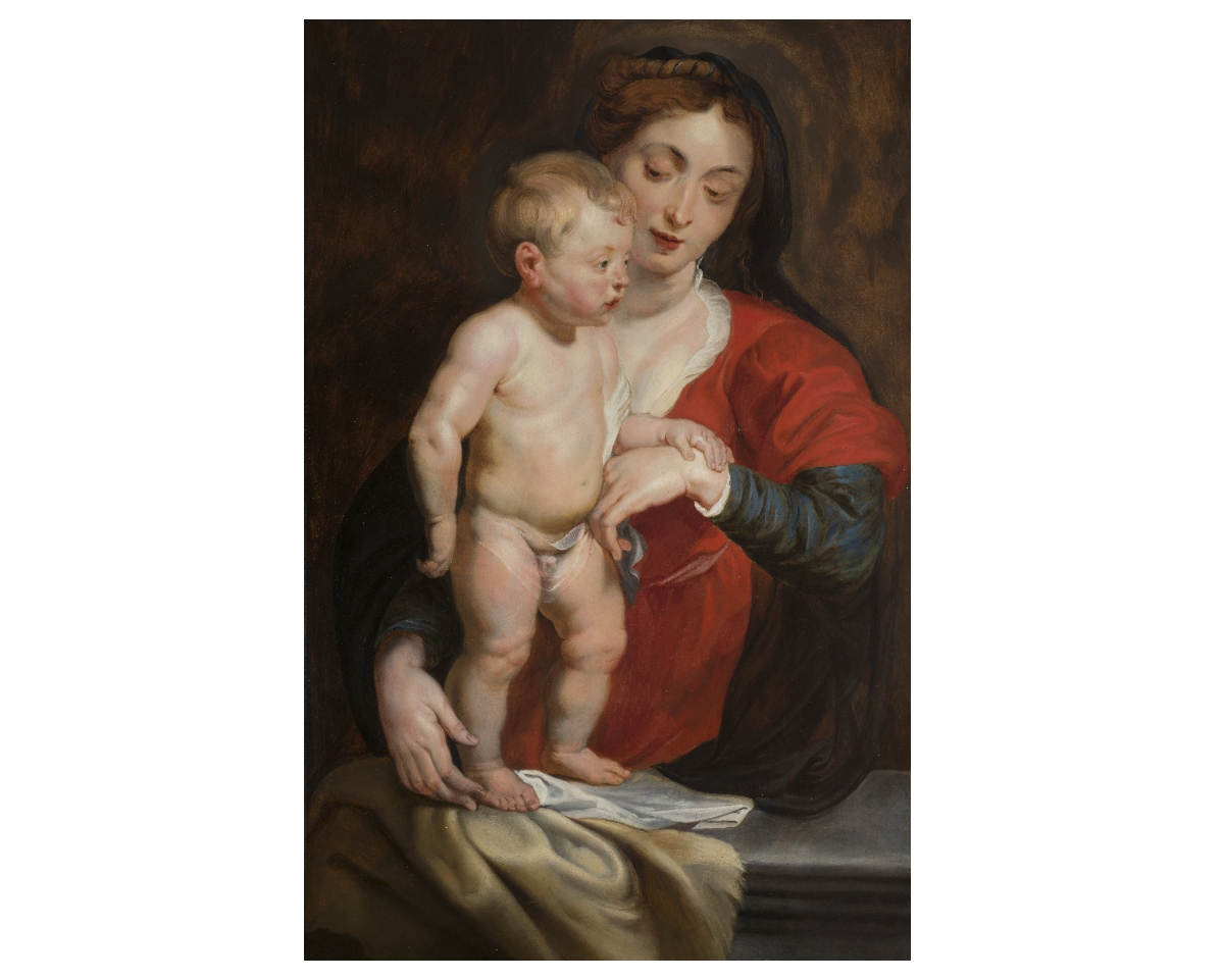 Virgen con el Niño o Virgen de Cumberland. Rubens. Colección del Museo de Bellas Artes de València.