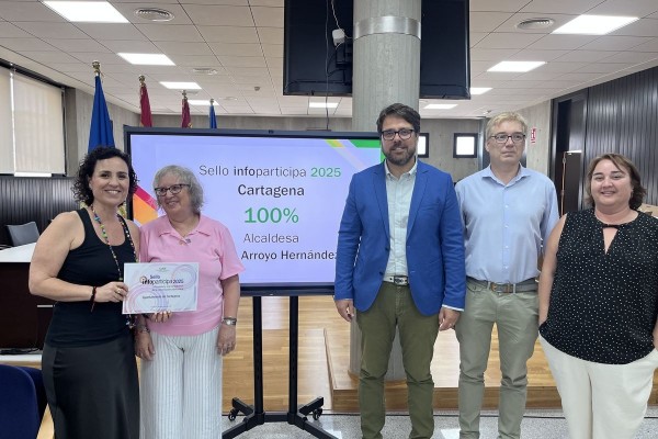 Cartagena consolida una década como referente en transparencia con un nuevo Sello Infoparticipa