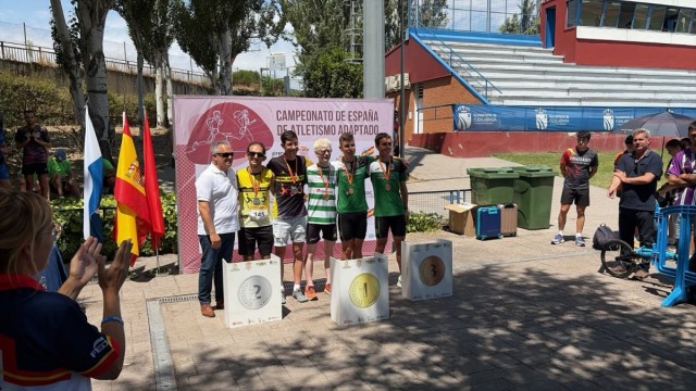 Zancadas sobre Ruedas logra cuatro títulos nacionales y un subcampeonato en el Campeonato de España de Atletismo Adaptado