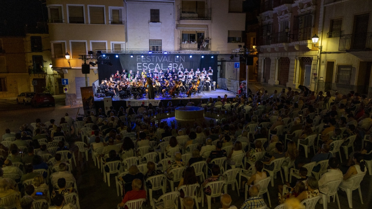 Imagen de la pasada edición de Festival en Escalera. - Foto: AYTO ABANILLA Imagen de la pasada edición de Festival en Escalera.