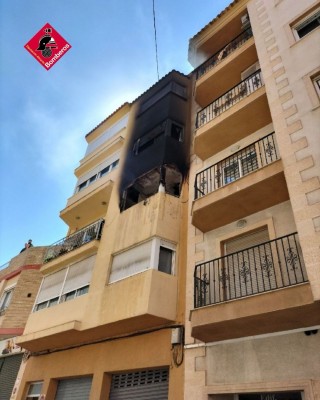 Un hombre con movilidad reducida fallece en un incendio de una vivienda en Callosa d'en Sarrià