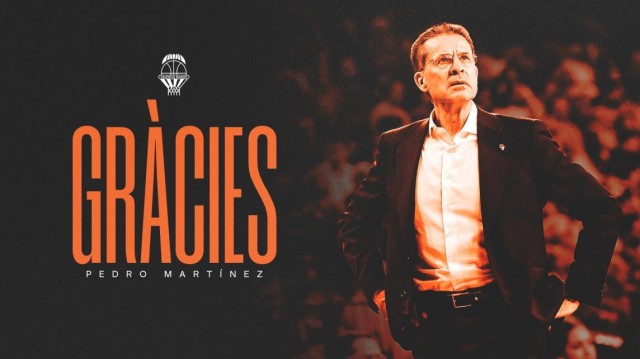 Valencia Basket hace oficial la salida de Pedro Martínez