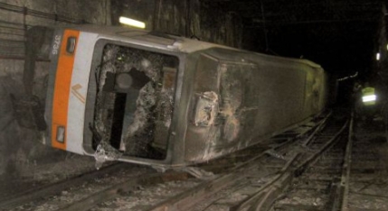 Metro accidentado en Jesús. - Metro accidentado en Jesús.