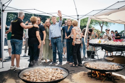 Las imágenes de Feijóo en las paellas del Grau de Castelló y el II Foro de Diputaciones del PP 