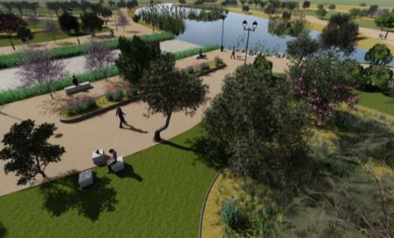 Los Alcázares completará su blindaje contras las lluvias torrenciales con un parque inundable que costará 18 millones