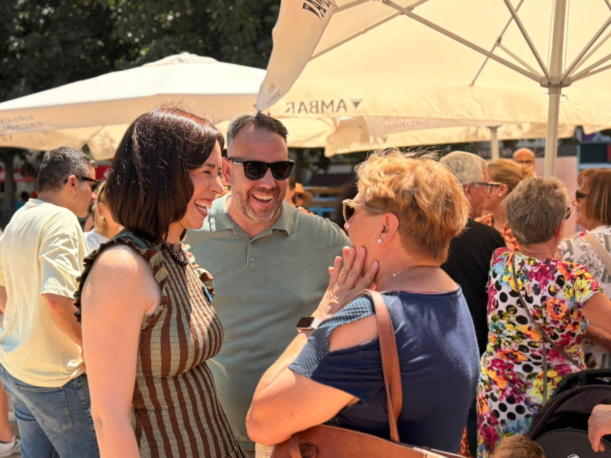 Diana Morant, en las fiestas de Sant Pere del Grau de Castelló. 