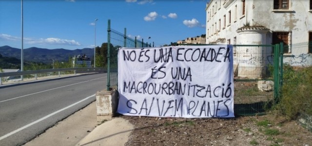 La Coordinadora presenta 30 alegaciones al PAI que permitirá construir una megaurbanización en Planes