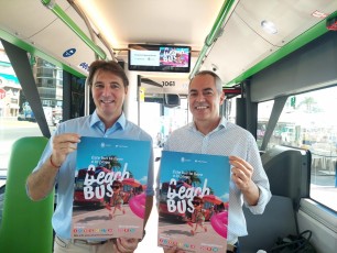 Más de un millón y medio de personas usan los autobuses ‘BeachBus’ para ir a las playas de Alicante
