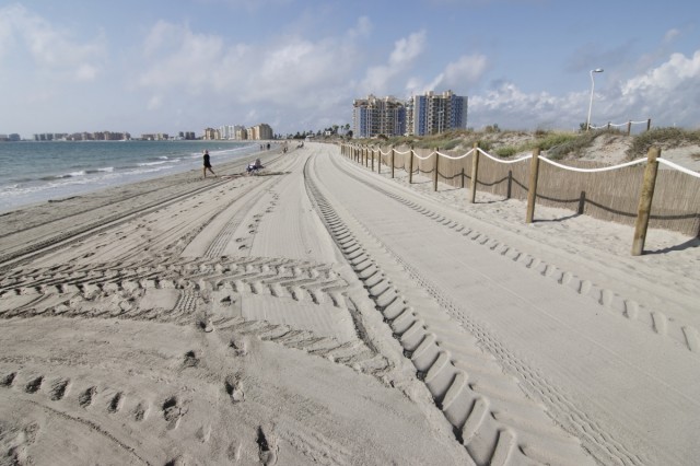El Miteco termina la primera fase de restauración de las dunas en 6 áreas de La Manga