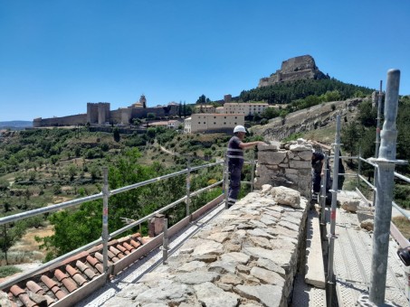 Morella ultima la segunda fase de restauración del acueducto y prevé iniciar la tercera en septiembre