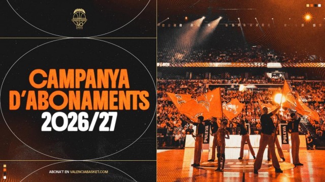 Valencia Basket presenta la campaña de abonos de una temporada marcada por su 40 aniversario