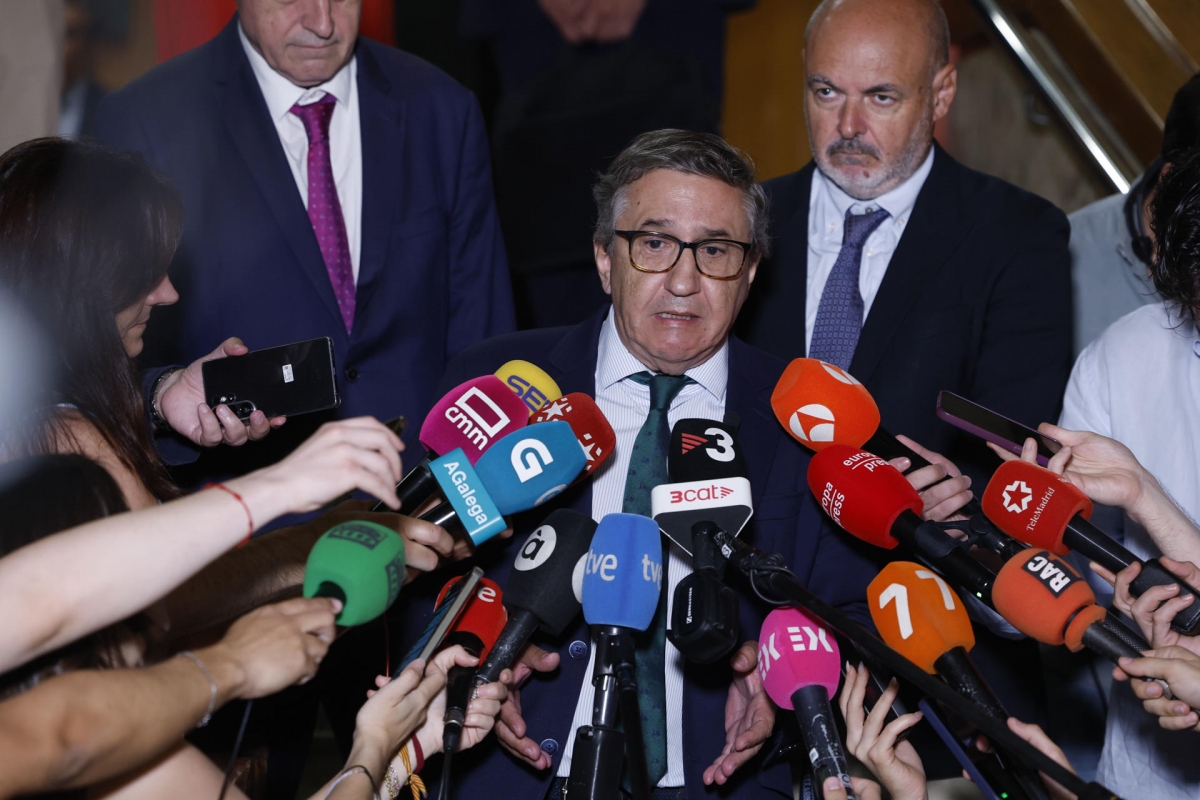 El conseller José Antonio Rovira, tras el CPFF. - Foto: EFE/ J.J.GUILLEN El conseller José Antonio Rovira, tras el CPFF.