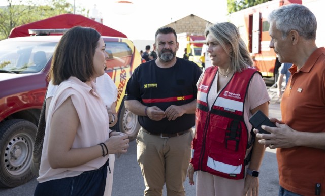 La Diputación habilita para Soneja y Azuébar la línea de catástrofes para paliar los daños del incendio