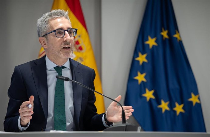El ministro de Hacienda, Arcadi España, ayer lunes.