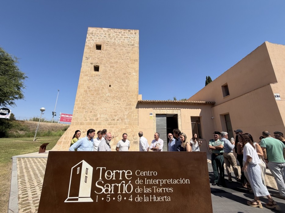 La Torre Sarrió abre una ventana a la historia de las Torres de la Huerta de Alicante